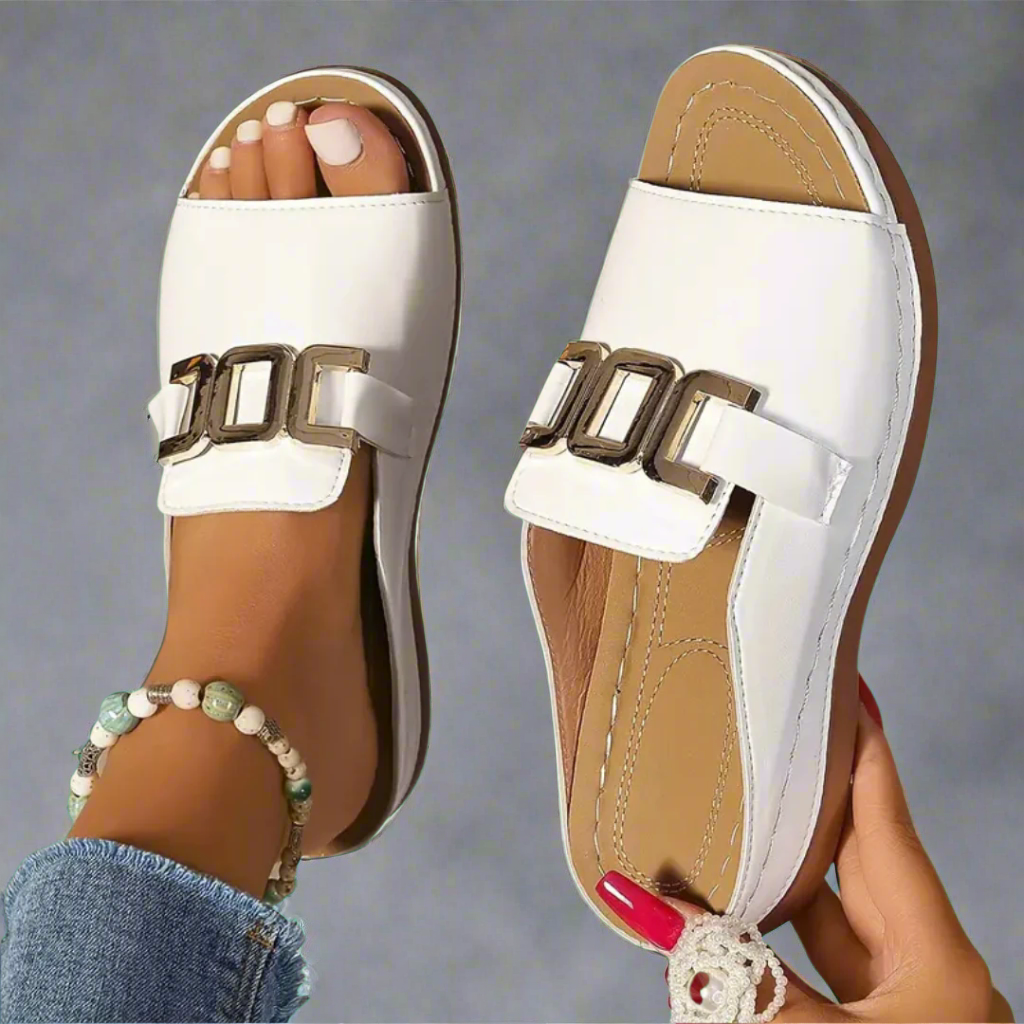 Margrethe™ - Elegant ortopædisk sandal