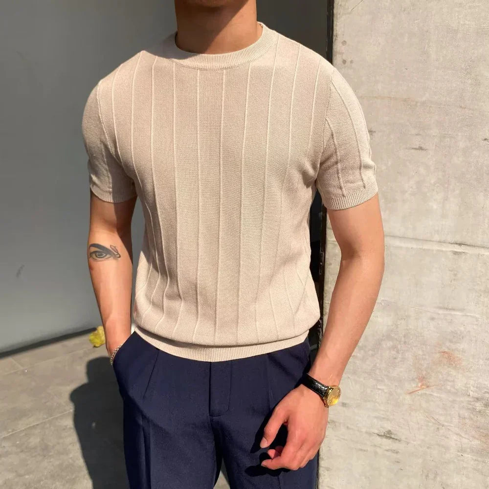 Ditmar | Ribbet T-shirt