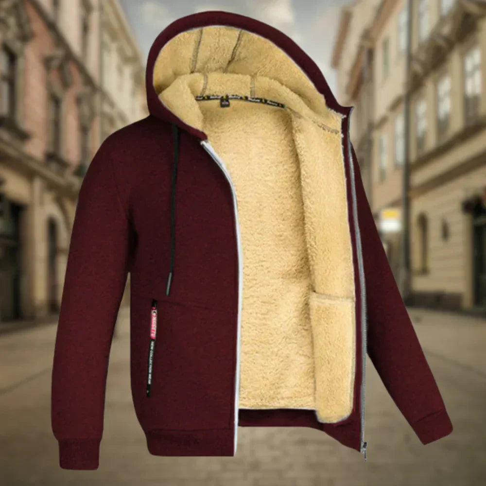 Fabian | Herrehættetrøje i fleece