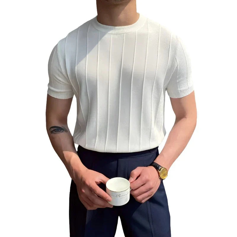 Ditmar | Ribbet T-shirt