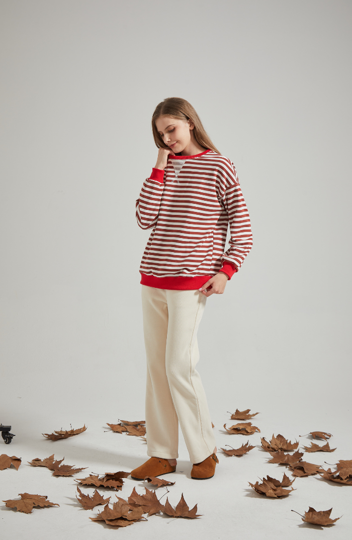 Lena | Oversized stribet sweater