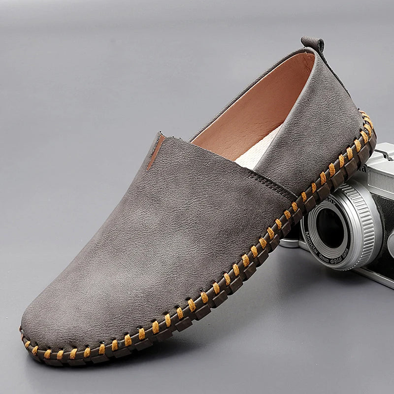 Santorini læder loafers