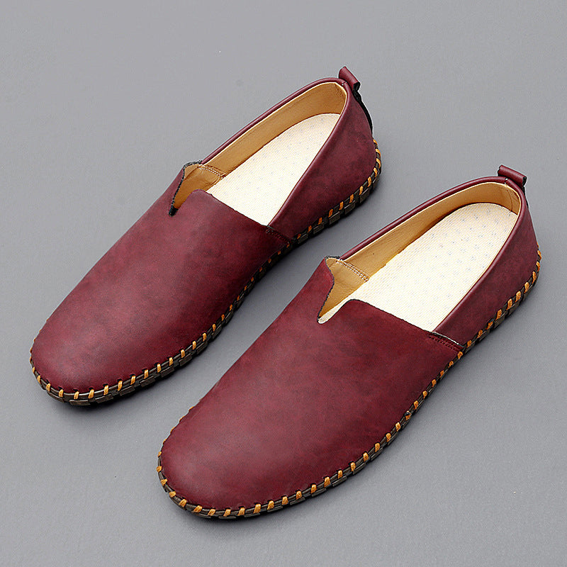 Santorini læder loafers