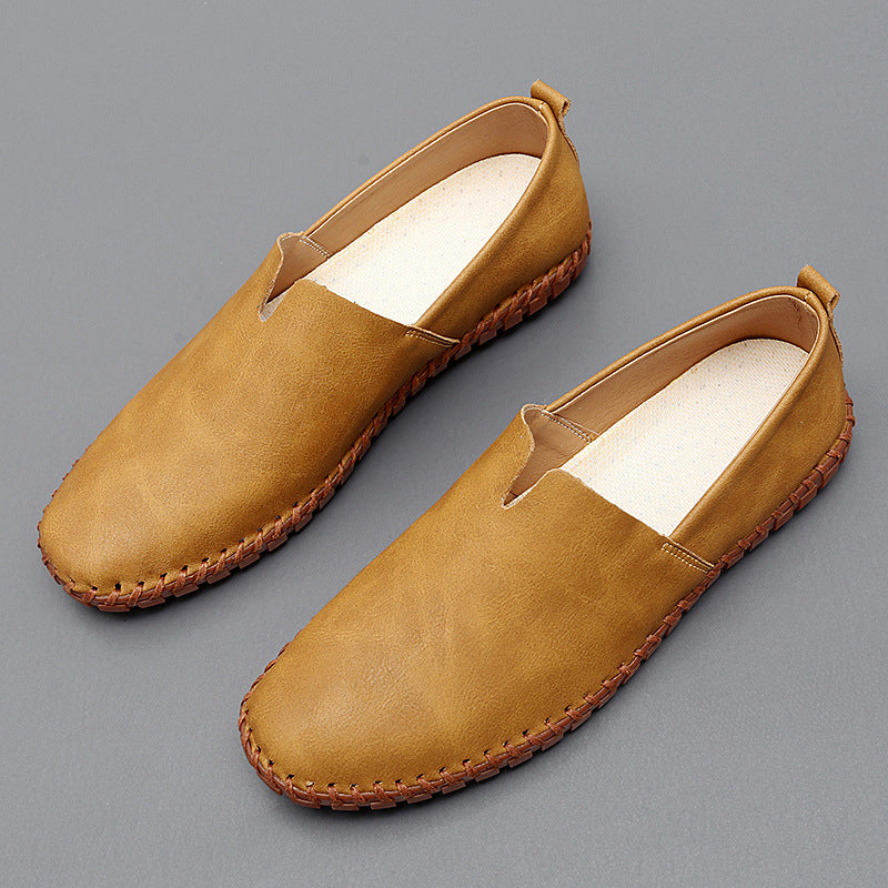 Santorini læder loafers