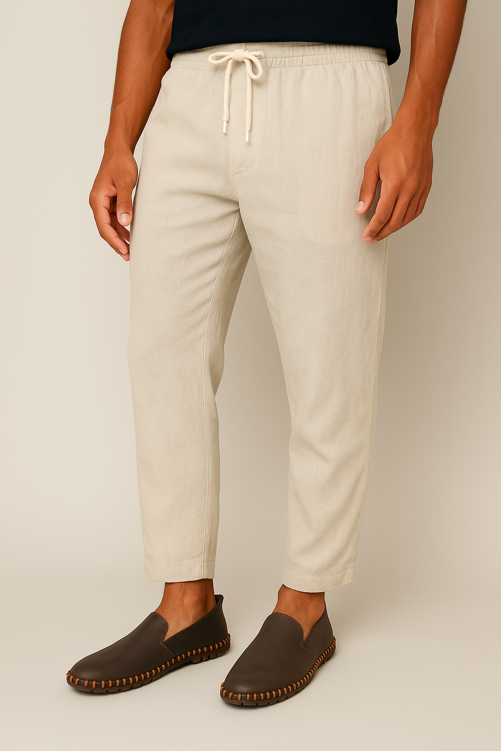 Santorini læder loafers