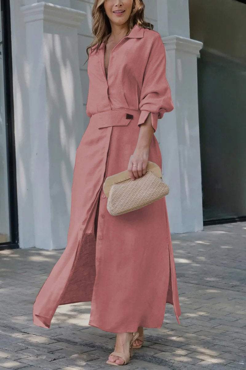 Sophia | Linned Maxi Kjole
