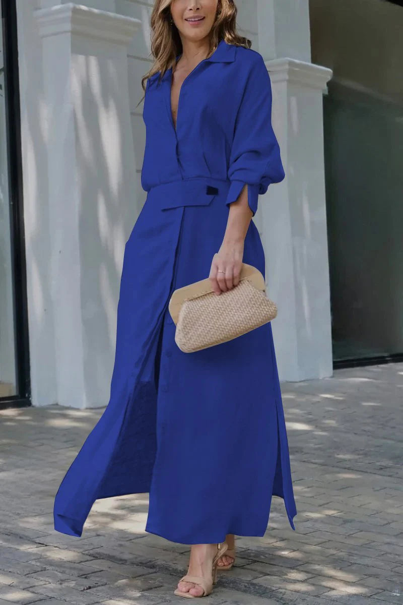 Sophia | Linned Maxi Kjole