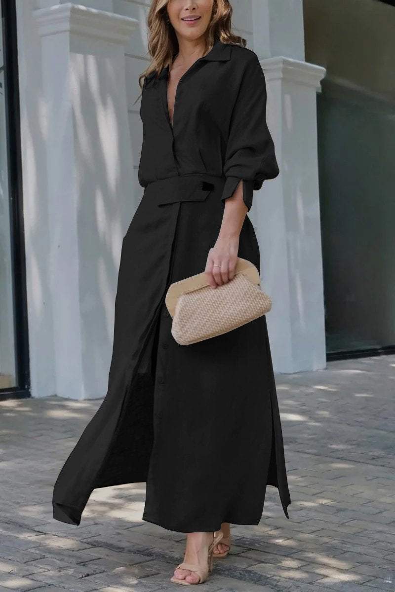 Sophia | Linned Maxi Kjole