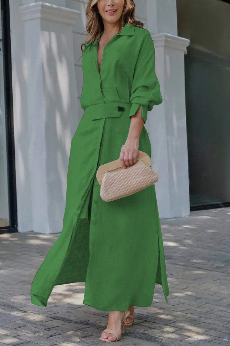 Sophia | Linned Maxi Kjole