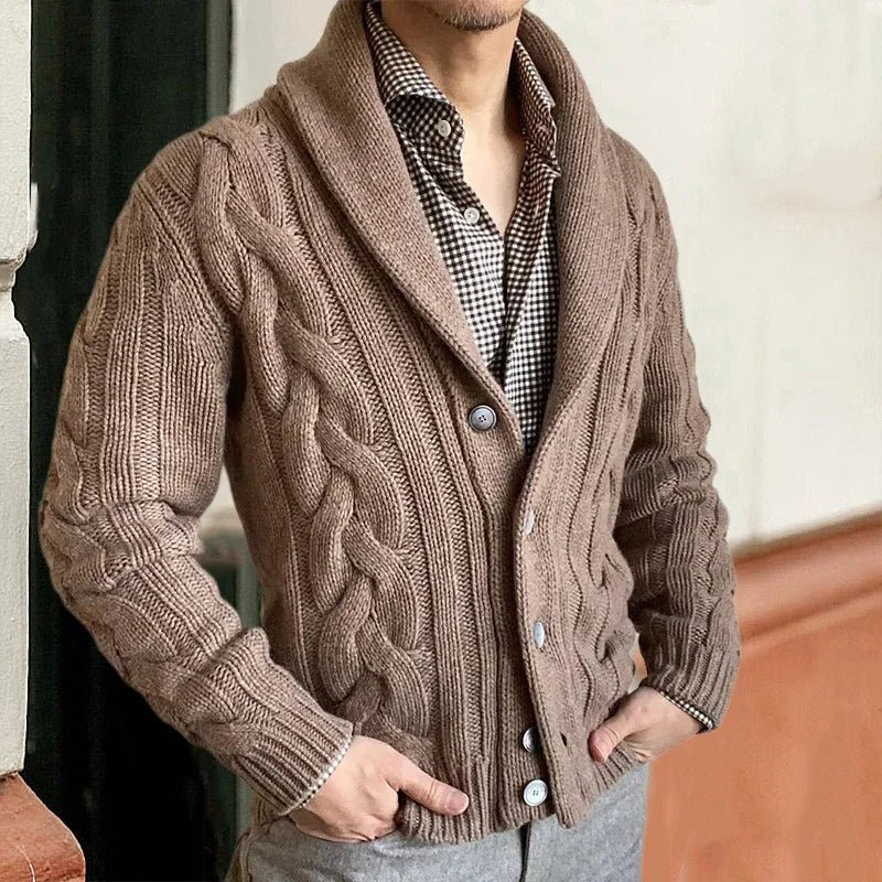 Kristian | Strikket cardigan til mænd
