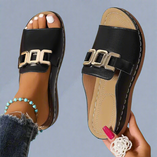 Margrethe™ - Elegant ortopædisk sandal