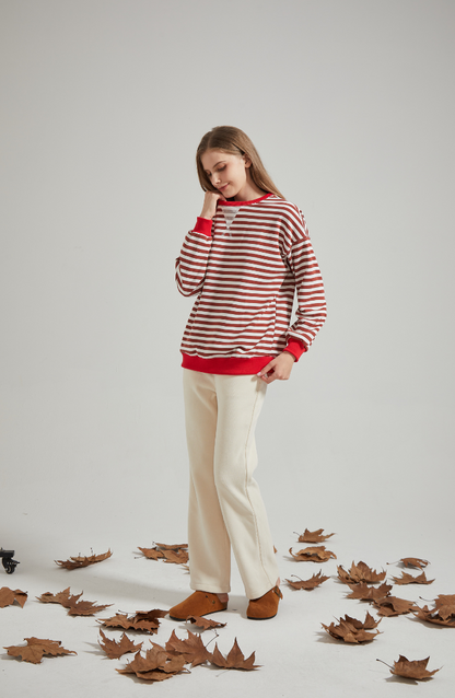 Lena | Oversized stribet sweater