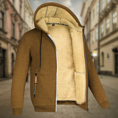 Fabian | Herrehættetrøje i fleece