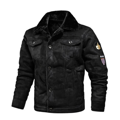 Aksel | Herre Aviatorjakke med Shearling-for