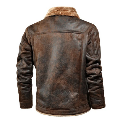 Aksel | Herre Aviatorjakke med Shearling-for