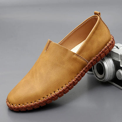 Santorini læder loafers