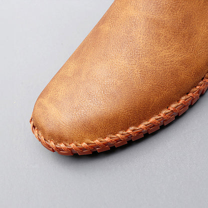 Santorini læder loafers