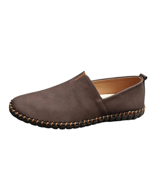 Santorini læder loafers