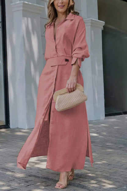 Sophia | Linned Maxi Kjole