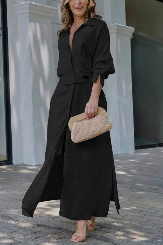 Sophia | Linned Maxi Kjole