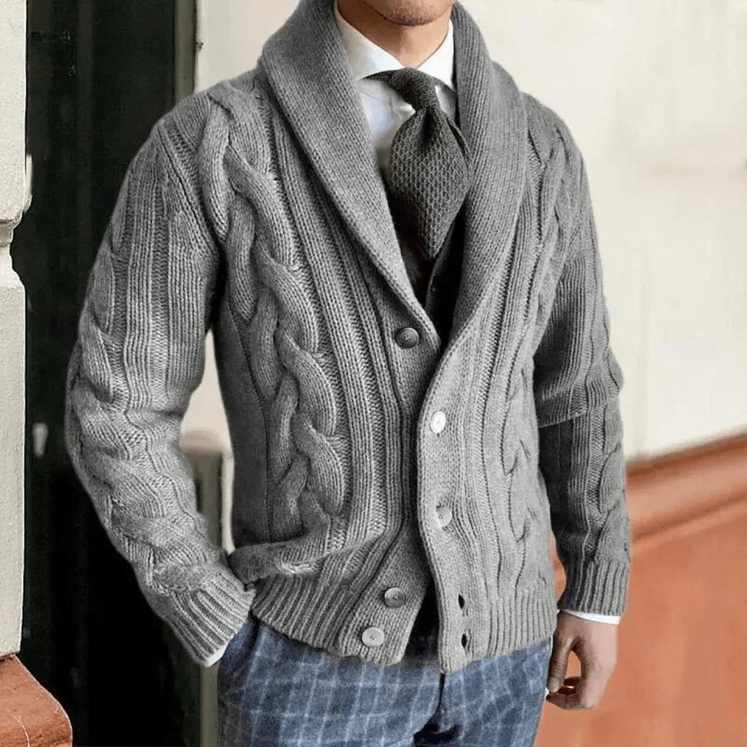 Kristian | Strikket cardigan til mænd